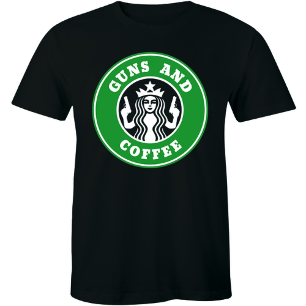 Guns And Coffee T-Shirt 2nd Amendment Pro Gun Tees